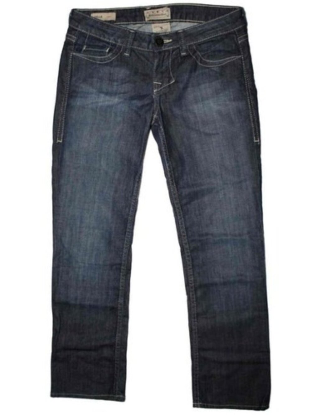 Ladies William Rast Belle Dark Wash Cropped Capri Jeans Size 24 USA